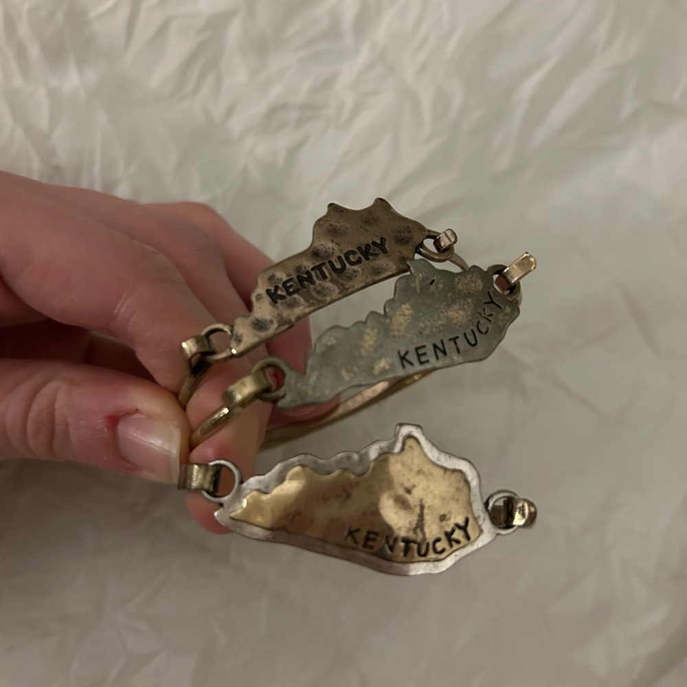 Kentucky State Shaped Bracelets